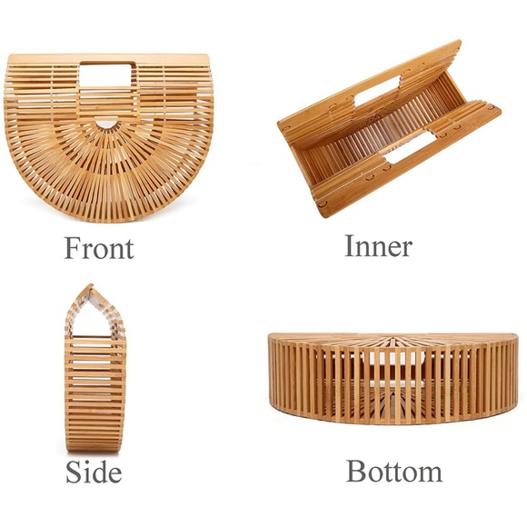 Women's Bamboo Handbag - Picture 5 of 14